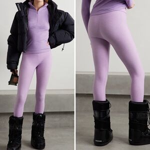 Cordova Baselayer ANDORA STRETCH-KNIT LEGGINGS IN TARO NWT